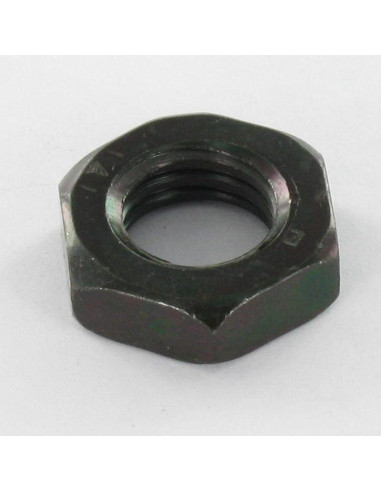 Porca hexagonal baixa hm/contraporca M10 Aço zinco preto