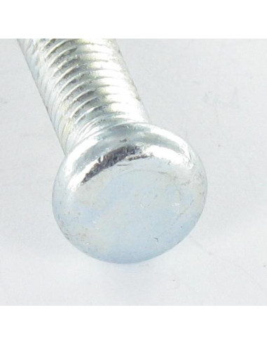 Parafuso de metais cabeça cilíndrica não ranhurada M6X28 1 Ergot Aço zinco branco
