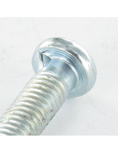 Parafuso de metais cabeça cilíndrica não ranhurada M6X28 1 Ergot Aço zinco branco