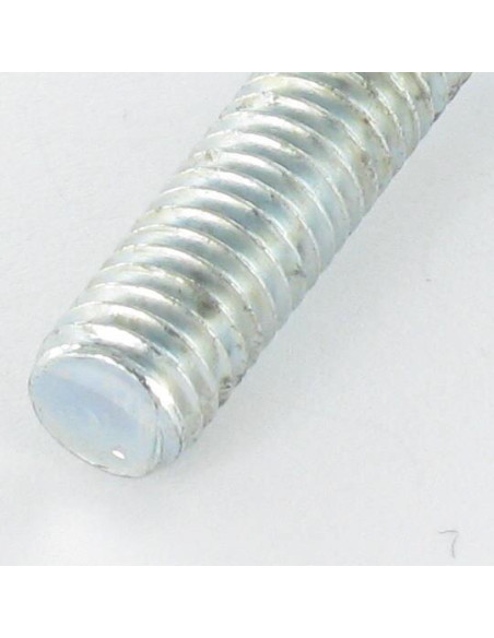 Parafuso de metais cabeça cilíndrica não ranhurada M6X28 1 Ergot Aço zinco branco