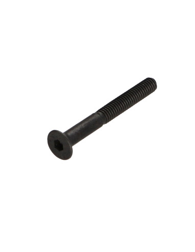 Parafuso de metais cabeça fresada hexagonal oca FHC chave de 4 M6X50 rosca parcial classe 10.9 Aço bruto