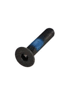 Parafuso de metais cabeça fresada hexagonal oca FHC M8X40 rosca total classe 10.9 chave de 5 Aço zinco preto + Freio