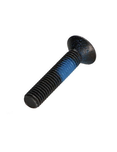 Parafuso de metais cabeça fresada hexagonal oca FHC M8X40 rosca total classe 10.9 chave de 5 Aço zinco preto + Freio