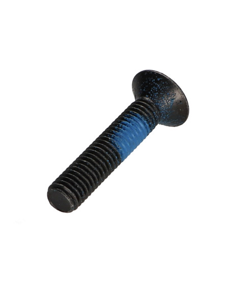 Parafuso de metais cabeça fresada hexagonal oca FHC M8X40 rosca total classe 10.9 chave de 5 Aço zinco preto + Freio