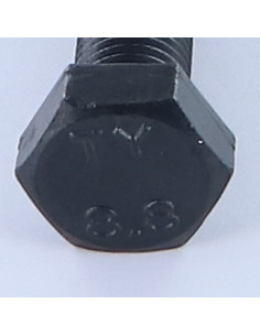 Parafuso de metais cabeça hexagonal M16X100 rosca total Classe 8.8 passo de rosca fino passo de rosca de 150 Aço 2