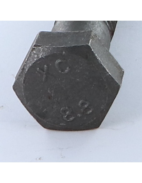 Corpo de parafuso cabeça hexagonal M20X70 Classe 8.8 Aço bruto