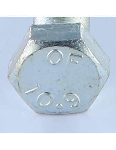 Parafuso de metais cabeça hexagonal M16X50 classe 10.9 rosca total passo de rosca fino passo de rosca de 150 Aço