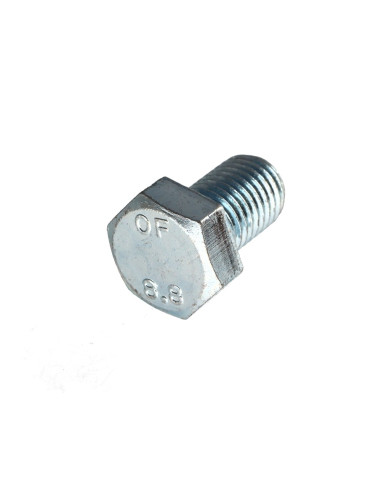 Parafuso de metais cabeça hexagonal M16X25 Classe 8.8 Aço zinco branco