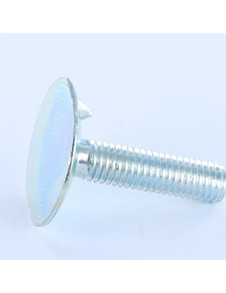 Parafuso de metais cabeça fresada M8X30 roscado sobre 20 2 NICOTAS Aço zinco branco Classe 6.8