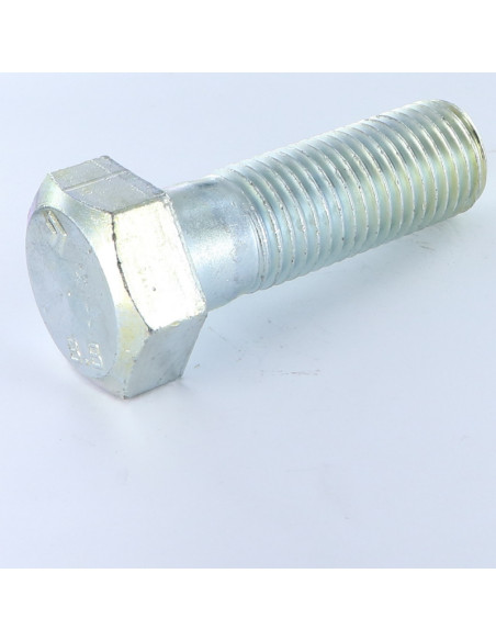 Corpo de parafuso cabeça hexagonal M24X70 Classe 8.8 Aço zinco branco