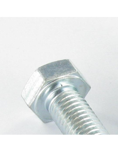 Parafuso de metais cabeça hexagonal M30X180 Classe 8.8 Aço zinco branco
