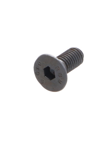 Parafuso de metais cabeça fresada hexagonal oca FHC chave de 3 M5X25 rosca total classe 10.9 Aço bruto
