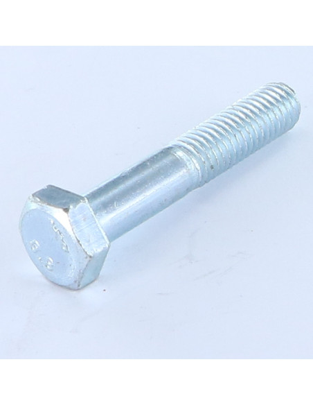 Corpo de parafuso cabeça hexagonal M8X30 Classe 8.8 Aço zinco branco