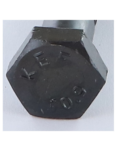 Corpo de parafuso cabeça hexagonal M8X50 classe 10.9 Aço bruto