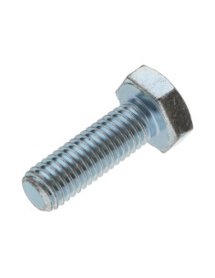 Parafuso de metais cabeça hexagonal M20X60 classe 10.9 Aço zinco branco 2