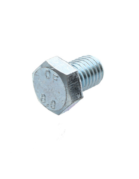 Parafuso de metais cabeça hexagonal M12X25 Classe 8.8 Aço zinco branco