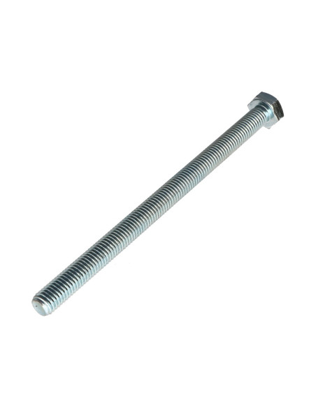 Parafuso de metais cabeça hexagonal M10X140 Classe 8.8 Aço zinco branco
