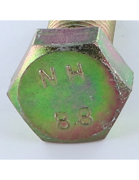 Corpo de parafuso cabeça hexagonal M20X65 Classe 8.8 Dicromato