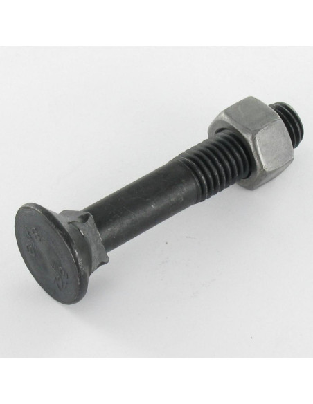 Parafuso arado GOLA QUADRADA DE CABEÇA DE EMBEBER M12X30 Classe 12.9 Aço bruto