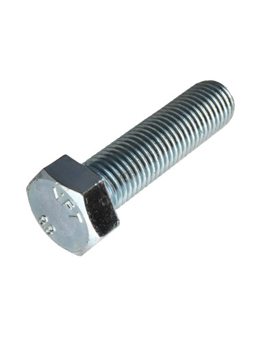Parafuso de metais cabeça hexagonal M24X110 Classe 8.8 Aço zinco branco