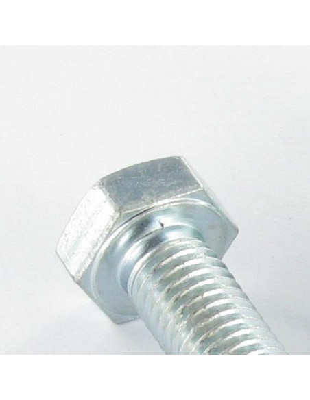 Parafuso de metais cabeça hexagonal M27X120 Classe 8.8 Aço zinco branco