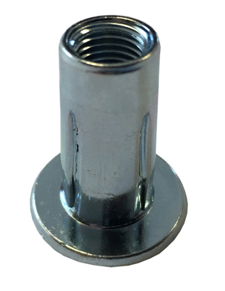 Porcas Rebite ESTRELA GOFIX M6 Aço zinco branco ACPE