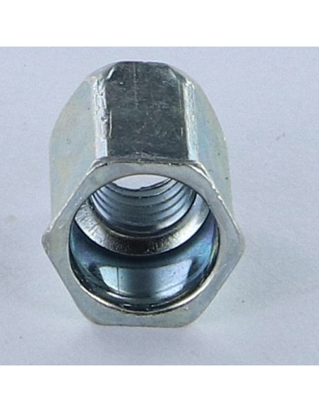 Porca rebite hexagonal cabeça reduzida M10X19 Aço zinco branco ACRTH
