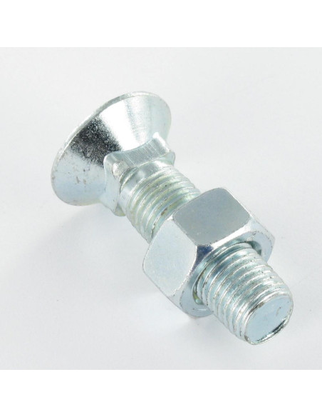 Parafuso arado GOLA QUADRADA DE CABEÇA DE EMBEBER 7/16UNF 11X60 Classe 8.8 Aço zinco branco