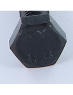 Parafuso de metais cabeça hexagonal M10X70 Classe 8.8 Aço bruto 2