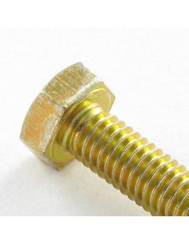 Parafuso de metais cabeça hexagonal M16X40 Classe 6.8 Dicromato
