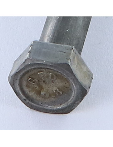 Corpo de parafuso cabeça hexagonal M8X60 Classe 6.8 Aço bruto