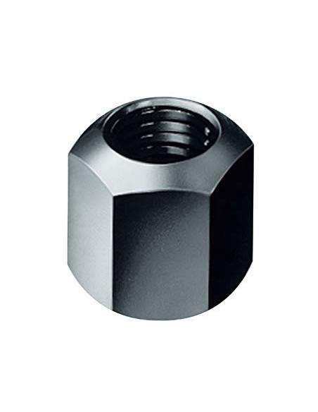 Porca sextavada M10 classe 10 Aço bruto porta esférico