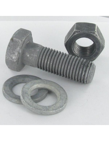 Parafuso (vendido com porca) alta resistência M20X80 2 Rondela classe 10.9 forte resistência à corrosão Aço