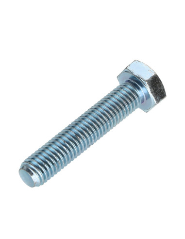 Parafuso de metais cabeça hexagonal M10X45 classe 10.9 Aço zinco branco