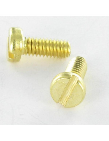 Parafuso de metais Bronze cabeça cilíndrica sulcada M4X12