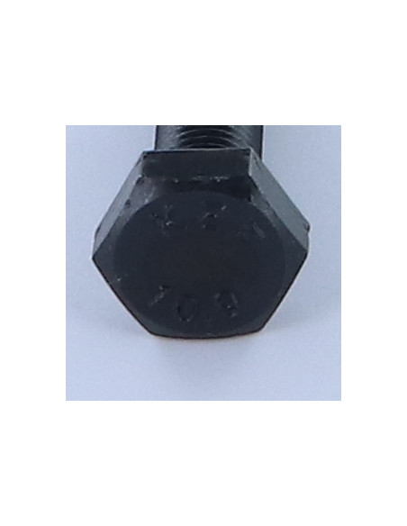 Parafuso de metais cabeça hexagonal M10X30 classe 10.9 rosca total passo de rosca fino passo de rosca de 125 Aço