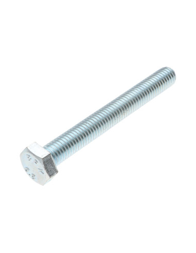 Parafuso de metais cabeça hexagonal M12X90 Classe 6.8 Aço zinco branco
