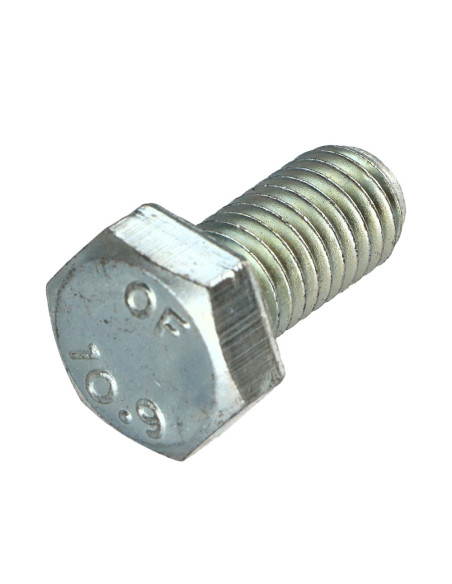 Parafuso de metais cabeça hexagonal M8X20 classe 10.9 Aço zinco branco