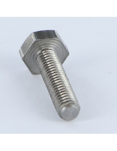 Parafuso de metais cabeça hexagonal M2,5X10 Aço bruto microparafusos