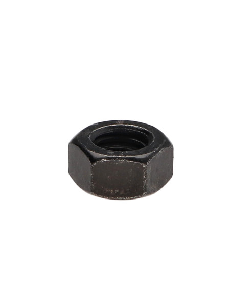 Porca sextavada M6 classe 8 Aço zinco preto - Parafuso Express
