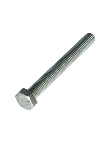 Parafuso de metais cabeça hexagonal M10X80 classe 10.9 Aço zinco branco
