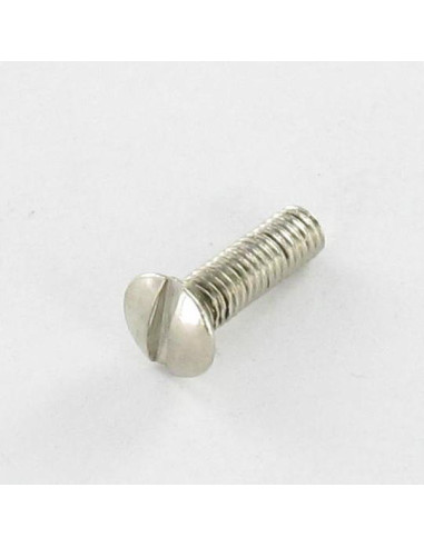 Parafuso de metais Bronze niquelado cabeça fresada de panela sulcada M3X10 microparafusos