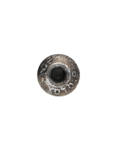Parafuso de metais Parafuso de Cabeça Oca Sextavada M5X35 rosca parcial classe 10.9 chave de 3 Aço zinco preto