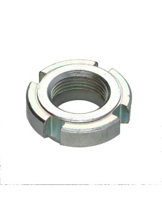 Porca com fenda Aço zinco branco M72 passo de rosca de 150 2