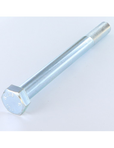 Corpo de parafuso cabeça hexagonal M16X180 classe 10.9 Aço zinco branco