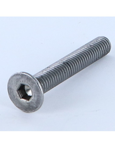 Parafuso de metais cabeça fresada hexagonal oca FHC M6X60 chave de 4 Aço bruto