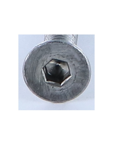 Parafuso de metais cabeça fresada hexagonal oca FHC M6X60 chave de 4 Aço bruto