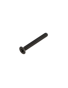Parafuso de metais cabeça fresada hexagonal oca FHC chave de 2 M3X25 rosca parcial classe 10.9 Aço bruto