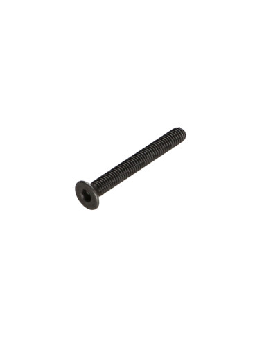 Parafuso de metais cabeça fresada hexagonal oca FHC chave de 2 M3X25 rosca parcial classe 10.9 Aço bruto
