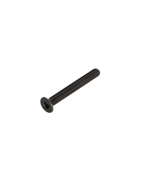 Parafuso de metais cabeça fresada hexagonal oca FHC chave de 2 M3X25 rosca parcial classe 10.9 Aço bruto